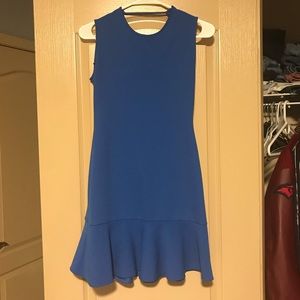 Royal Blue Zara Open Back Dress